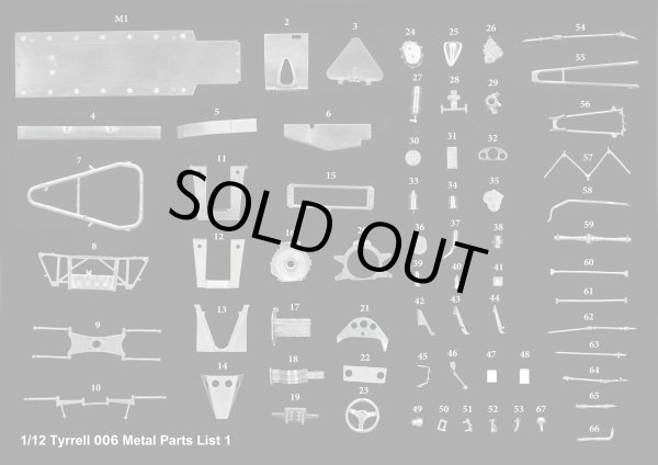 画像17:  Model Factory Hiro 【K-751】1/12 Tyrrell 006 Fulldetail Kit