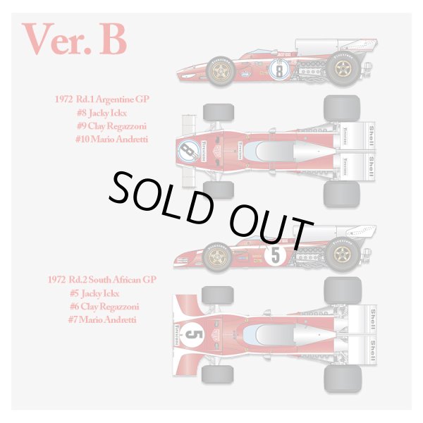 画像3: Model Factory Hiro【K-318】1/20 FERRARI 312B2 R1:Argentin&R2:Safrica GP 1972 Ver.B kit