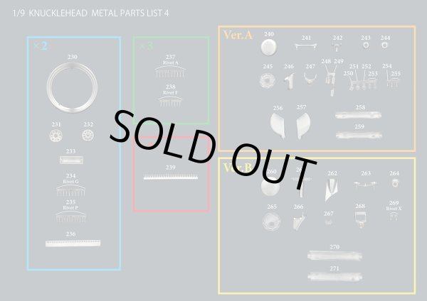 画像7: Model Factory Hiro【K-638】1/9scale Fulldetail Kit : Knucklehead 1947  Fulldetail Kit