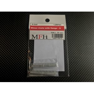 画像: Model Factory Hiro 【P1147】No.S13 : Minus rivets with flange-S [54 pieces]