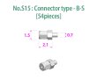 画像4: Model Factory Hiro 【P1151】No.S15 : Connector type-B-S [54 pieces]