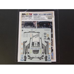 画像: STUDIO27【BEL-DEC009】1/24 FORD Fiesta RS WRC Rally de france alsace 2011 Decal