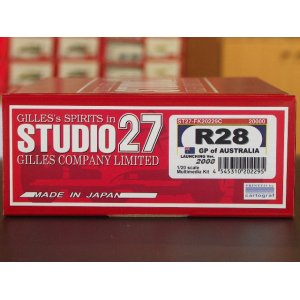 画像: STUDIO27【FK-20229C】　1/20 ルノーＲ28’08　開幕＆ラウンチ仕様