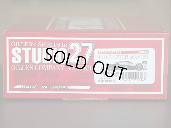 画像1: STUDIO27【FK-24103】1/24 LOLA ASTON MARTIN LM 2010 #008 KIT