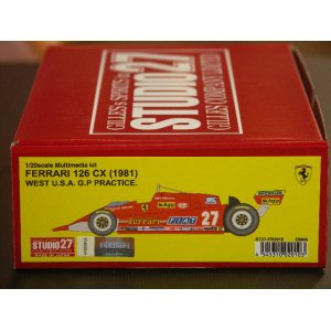 画像: STUDIO27【FR-2010】1/20 FERRARI  126 CX　（1981）WEST USA