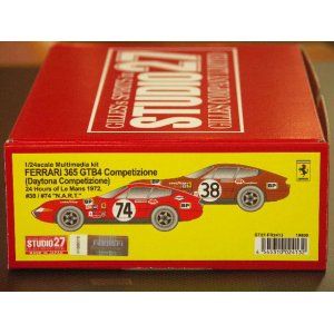 画像: STUDIO27【FR-2413】1/24 FERRARI 365 GTB4 CONPETIZIONE　#74　#38 '