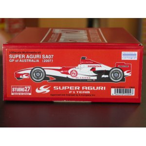 画像: STUDIO27【SA-2004C】1/20 SUPER AGURI SA07