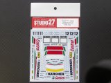 画像: STUDIO27【DC-1011】1/24 Mercedes-benz 190E"karcher"#11/#12 DTM 1992 DECAL（F社対応）