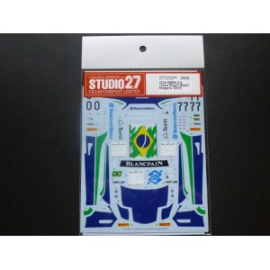 画像: STUDIO27【DC-1089】1/24 BMW Z4"Team Brazil"#0/77 Nogaro 2015 DECAL（F社対応)