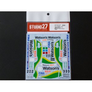 画像: STUDIO27【DC-1107】1/24 BMW 318i"Watoson's"Macau Guia Race 1993 Decal（H社対応)