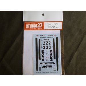 画像: STUDIO27【DC-1202】1/24 XJ-S "MOTUL" Grand Prix Brno 1983 DECAL (H社対応)