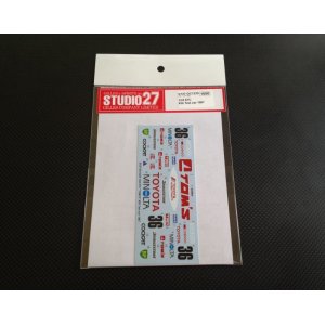 画像: STUDIO27【DC-1229】1/24 87C #36 Test car 1987 Decal（H社対応）