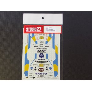 画像: STUDIO27【DC-271】1/24 アウディクアトロラリー"SANYO"'82 Decal