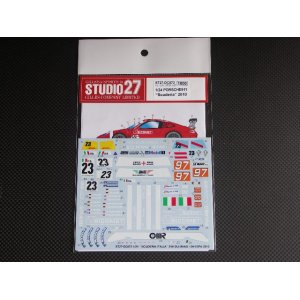 画像: STUDIO27【DC-872】1/24 PORSCHE911 Scuderia 2010 decal