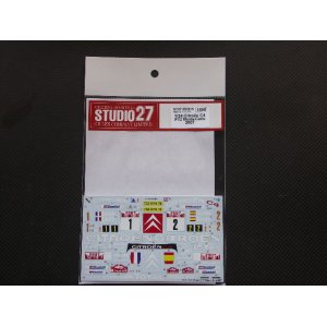 画像: STUDIO27【DC-915】1/24 Citroen C4#1/2 Monte Carlo 2007 Decal(For htller)