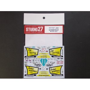 画像: STUDIO27【DC-922】1/12 RC212V INTERWETTEN ＃7 MotoGP 2011 DECAL