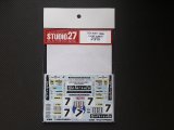 画像: STUDIO27【DC-927】1/24 DE TOMASO #7 LM1975 DECAL （F社対応）