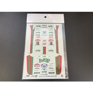 画像: STUDIO27【ST27-DC97】1/24 ランチア037 "totip" サンレモ '83 Decal（モデラーズ社対応）【絶版】