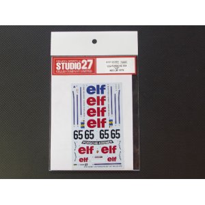 画像: STUDIO27【DC-981】1/24 PORSCHE 934"elf"#65 'LM1976 Decal（T社対応）