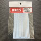 画像: STUDIO27【FP-0050】Line decal : Silver[1mm,2mm,3mm]