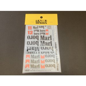 画像: TABU DESIGN【TABU-12098】1/12 MP4/4 Monaco Option DECAL（Platz/BEEMAX社対応）