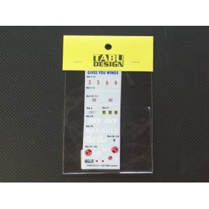 画像: TABU DESIGN【20121】1/20 RB6 Option Decal (T社対応）