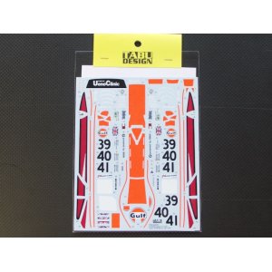 画像: TABU DESIGN【24043】1/24 Mclaren F1-GTR"Gulf"#39/#40/#41 LM 1997 Decal(F社対応)