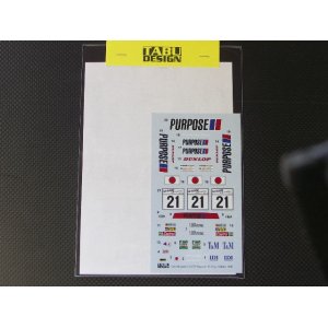 画像: TABU DESIGN【24058】1/24 Mclaren F1-GTR"Purpose"#21 Fuji 1000km 1999 Decal(F社対応)