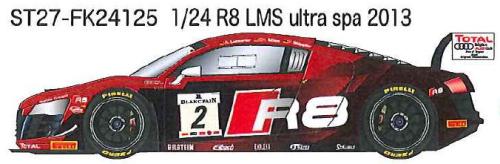 画像3: STUDIO27【FK-24125】1/24 AUDI R8 LMS ultra SPA 2013 kit