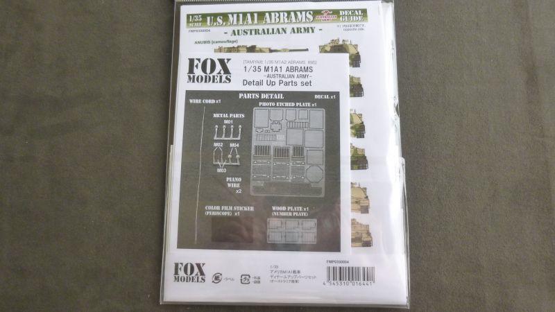 画像2: FOXMODELS【FMP-035004】1/35 U.S.M1A1HA ABRAMS AUSTRALIAN ARMY  Ditail Up Parts set