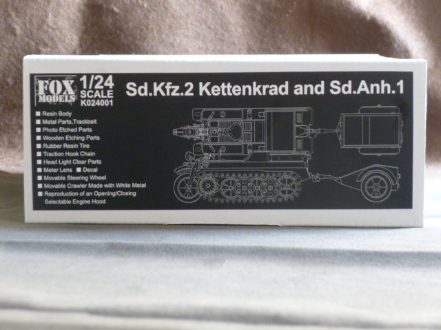 画像1: ＦＯＸＭＯＤＥＬＳ【K024001】1/24 Sd.Kｆｚ.2 Kettenkrad and Sd. Anh.1