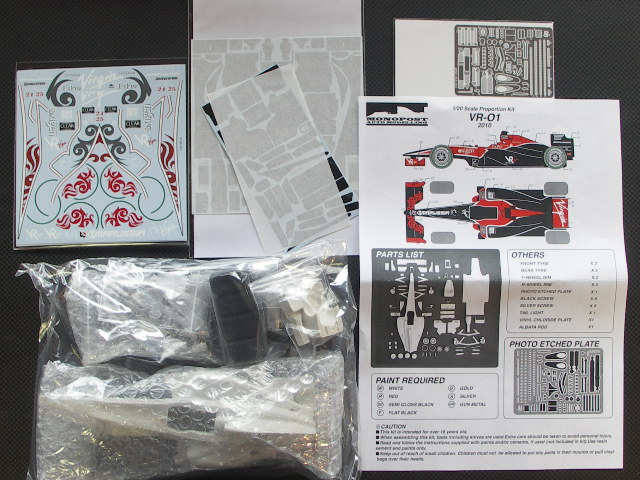 画像: MONOPOST【MP-002】1/20 VR-01 前半戦仕様 2010 kit