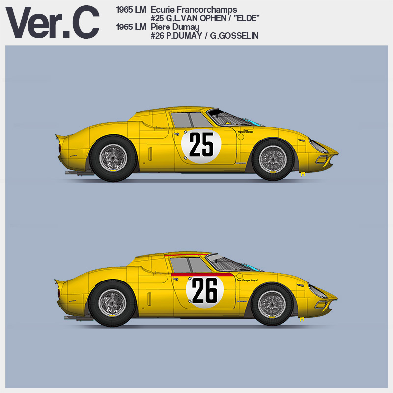 Model Factory Hiro 【K-655】1/12 Ferrari 250 LM VerC Fulldetail Kit - ＢＡＲＡＣＣＡ