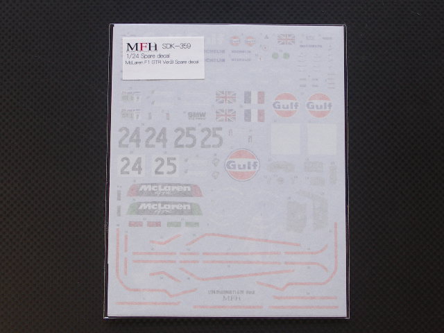 画像1: MFH【SDK-359】1/24 McLaren F1 GTR Ver.B Spare decal