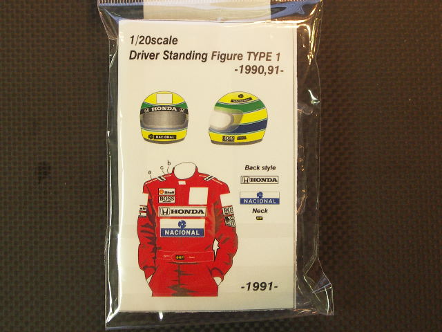 画像: MFH【P1052】1/20scale F1 Driver Standing Figure TYPE.1