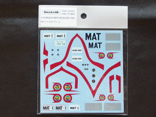 画像1: Ready⇒9【RND-24002】1/24 MAZDA MAT DECAL(限定数)