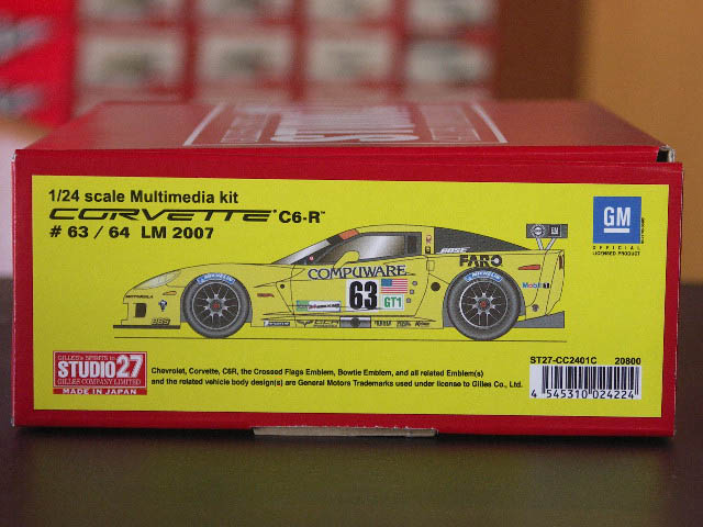 画像1: STUDIO27【CC2401C】1/24 CORVETTE C6R #63#63 Lemans 2007