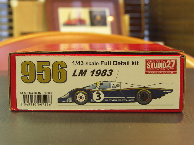 画像1: STUDIO27【FD-43004C】1/43 956 LM 1983(Long tail) kit