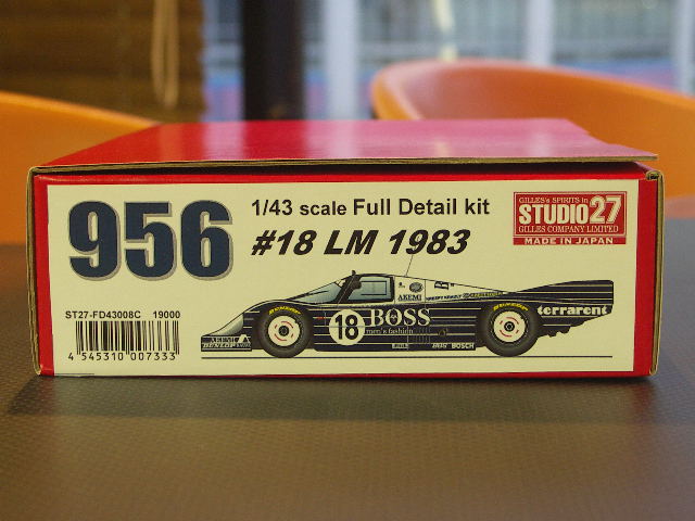 画像1: STUDIO27【FD-43008C】1/43 956 BOSS LM 1982(Long tail) kit