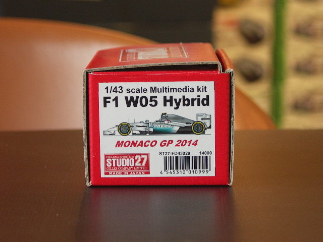 画像1: STUDIO27【FD-43029】1/43 F1 W05 HYBRID Monaco GP 2014 Kit