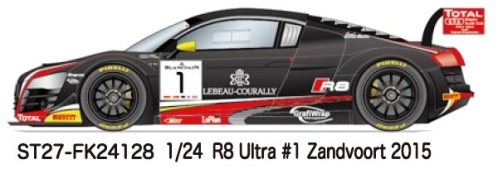 画像2: STUDIO27【FK-24128】1/24 AUDI R8 Ultra #1 Zandvoort 2015 kit