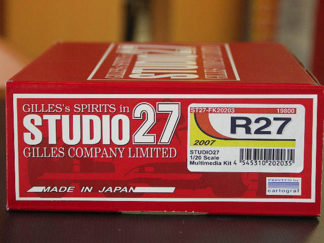 画像1: STUDIO27【FK-20203】1/20 ルノーＲ27’07