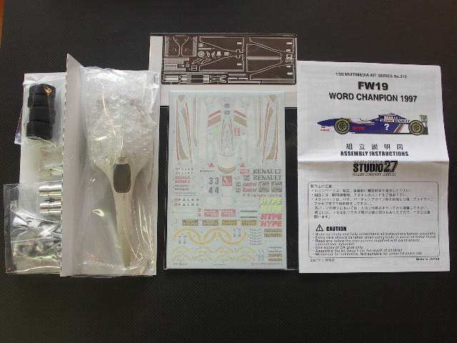 画像2: STUDIO27【FK-20212C】1/20 FW19 1997 kit