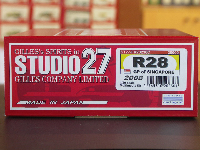 画像1: STUDIO27【FK-20230C】　1/20 ルノーＲ28’08　GP of Singapore