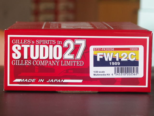 STUDIO27【FK-20256】1/20 FW12C JAPAN GP 1989 - ＢＡＲＡＣＣＡ