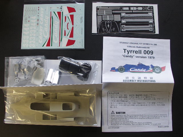画像2: STUDIO27【FK-20280】1/20 ティレル 009 "Candy Ver"'1979 kit