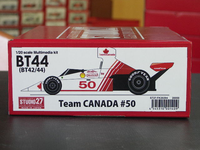 画像1: STUDIO27【FK-20294】1/20 BT44 #50 "Team CANADA" kit