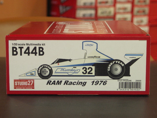 画像1: STUDIO27【FK-20296】1/20 BT44B "RAM Racing"1976  kit