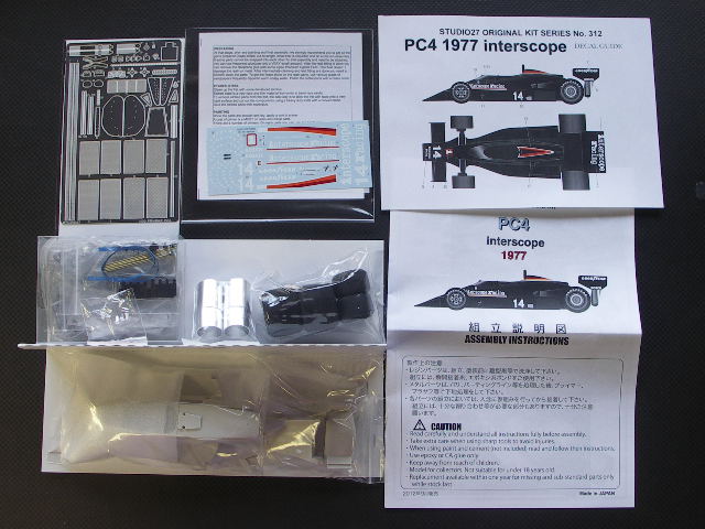 画像2: STUDIO27【FK-20312】1/20 PENSKE PC4 1977 interscope KIT