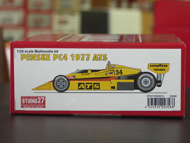 STUDIO27【FK-20313】1/20 PENSKE PC4 1977 ATS KIT - ＢＡＲＡＣＣＡ